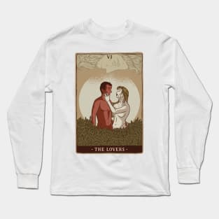 The Lovers Tarot card Long Sleeve T-Shirt